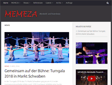 Tablet Screenshot of memeza.de